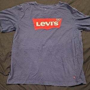Levi's Navy Tee with Red Logo